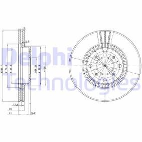 Osta Jarrulevy DELPHI:llä BG2815 edullisesti hintaan 31,21 €