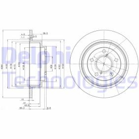 Compre Disco de travão da DELPHI BG2826 a um preço baixo por 28,21 €