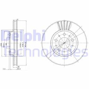 Compre Disco de travão da DELPHI BG2841 a um preço baixo por 36,62 €