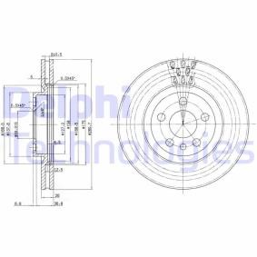 Comprar Disco de freno de DELPHI BG2844 a bajo precio de 36,64 €