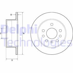 Compre Disco de travão da DELPHI BG2879 a um preço baixo por 26,32 €
