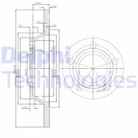 Compre Disco de travão da DELPHI BG2987 a um preço baixo por 28,09 €