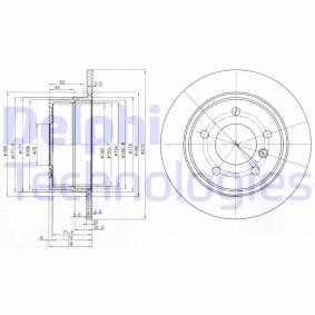 Compre Disco de travão da DELPHI BG3040 a um preço baixo por 27,38 €