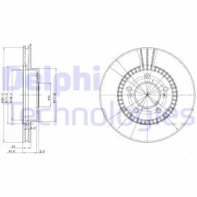 Osta Jarrulevy DELPHI:llä BG3061 edullisesti hintaan 50,85 €