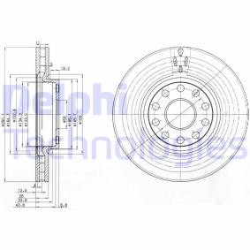 Compre Disco de travão da DELPHI BG3078 a um preço baixo por 41,14 €
