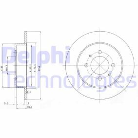 Comprar Disco de freno de DELPHI BG3125 a bajo precio de 23,18 €