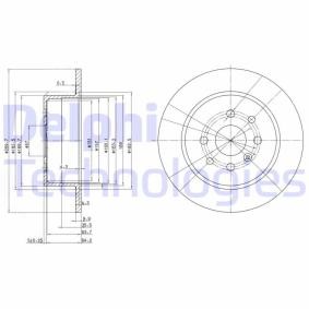 Compre Disco de travão da DELPHI BG3141 a um preço baixo por 25,66 €