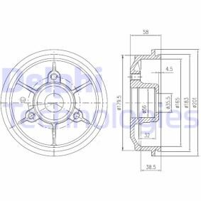 Osta Jarrurumpu DELPHI:llä BFR267 edullisesti hintaan 60,73 €