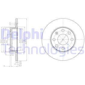 Bremsscheibe BG2149 für BEDFORD