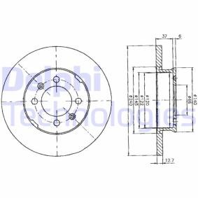 Compre Disco de travão da DELPHI BG2150 a um preço baixo por 14,10 €