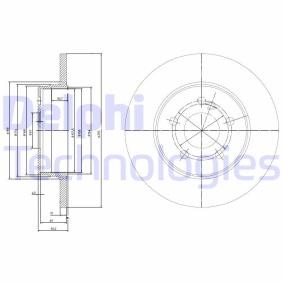 Compre Disco de travão da DELPHI BG3208 a um preço baixo por 17,15 €