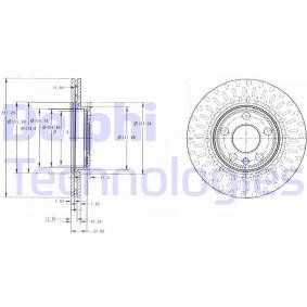 Bremsscheibe von DELPHI