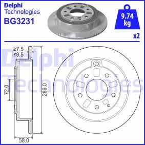 Bremsscheibe BG3231