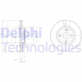 Bremsscheibe BG3966 für MAZDA