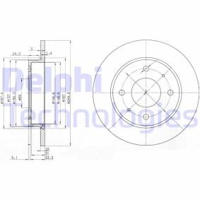 Compre Disco de travão da DELPHI BG3971 a um preço baixo por 23,04 €