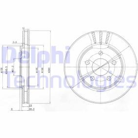 Compre Disco de travão da DELPHI BG4001 a um preço baixo por 28,44 €