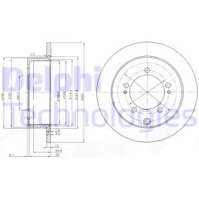 Compre Disco de travão da DELPHI BG4037 a um preço baixo por 28,16 €