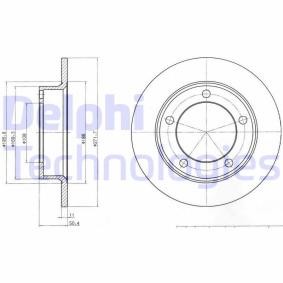 Comprar Disco de freno de DELPHI BG2208 a bajo precio de 52,21 €
