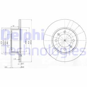 Compre Disco de travão da DELPHI BG2218 a um preço baixo por 26,85 €