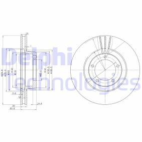 Bremsscheibe für LDV von DELPHI