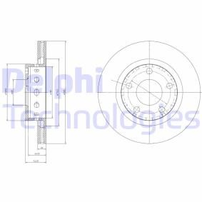 Bremsscheibe von DELPHI
