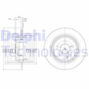 LAND ROVER Bremsscheibe von DELPHI