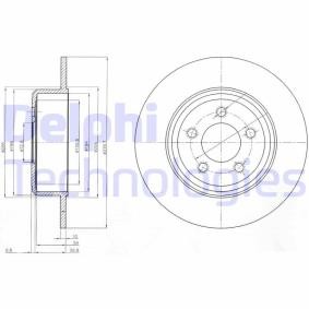 Compre Disco de travão da DELPHI BG4074 a um preço baixo por 47,12 €