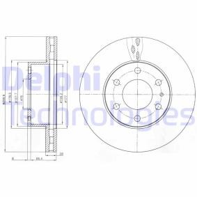 IVECO Bremsscheibe von DELPHI