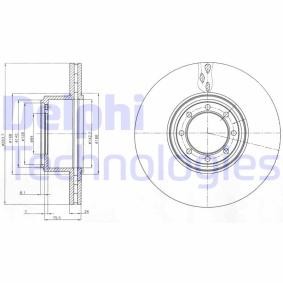 IVECO Bremsscheibe von DELPHI