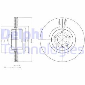 Acquista Disco freno da DELPHI BG4107 a buon mercato per soli 56,08 €