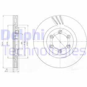 SSANGYONG Bremsscheibe von DELPHI