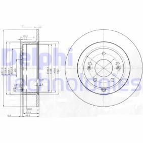 Bremsscheibe BG4136 für Santa Fe V (MX5) für 40,37 CHF