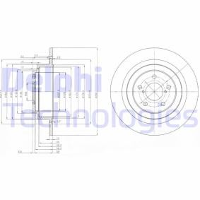 Compre Disco de travão da DELPHI BG4154 a um preço baixo por 29,81 €
