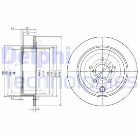 Compre Disco de travão da DELPHI BG4158 a um preço baixo por 35,64 €