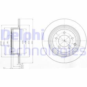 Compre Disco de travão da DELPHI BG4169 a um preço baixo por 43,75 €