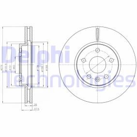 Comprar Disco de freno de DELPHI BG4191 a bajo precio de 42,19 €