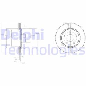 Köp Bromsskiva av DELPHI BG4212 till det låga priset 612,68 kr