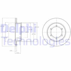 Comprar Disco de freno de DELPHI BG4218 a bajo precio de 37,59 €