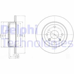 Comprar Disco de freno de DELPHI BG4244 a bajo precio de 38,67 €