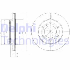 Compre Disco de travão da DELPHI BG4257 a um preço baixo por 39,87 €