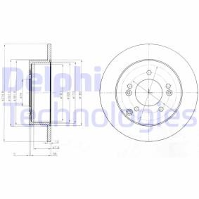 Compre Disco de travão da DELPHI BG4260 a um preço baixo por 32,39 €