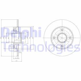 Compre Disco de travão da DELPHI BG9021RS a um preço baixo por 73,63 €