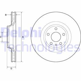 Compre Disco de travão da DELPHI BG9955 a um preço baixo por 59,56 €