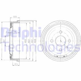 Comprar Tambor de freno de DELPHI BF151 a bajo precio de 19,14 €