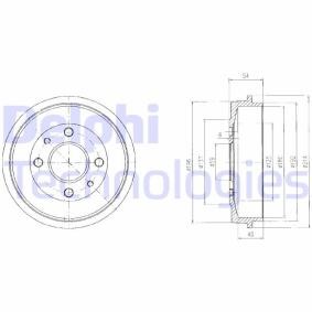Acquista Tamburo freno da DELPHI BF200 a buon mercato per soli 19,55 €