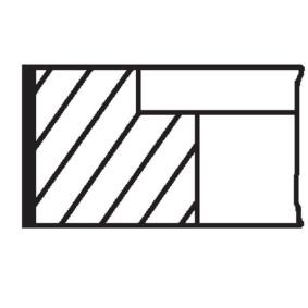 Achetez des Jeu de segments de pistons MAHLE ORIGINAL 009 32 N0 à prix pour 21,40 €