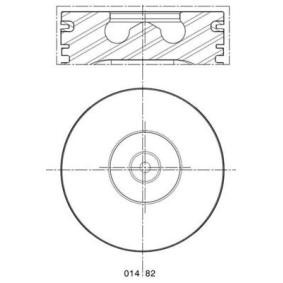 Köp Kolv av MAHLE ORIGINAL 014 82 00 till det låga priset 2245,82 kr