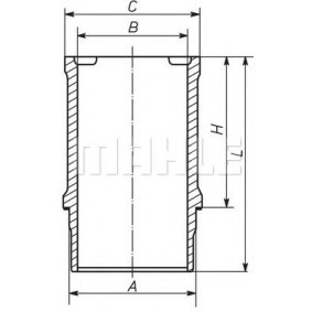 Köp Cylinderfoder av MAHLE ORIGINAL 021 WN 31 till det låga priset 1231,92 kr