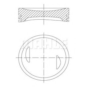 Kolben von MAHLE ORIGINAL für SWIFT Cabriolet (SF413) günstig online kaufen