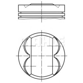 Achetez des Piston MAHLE ORIGINAL 676 03 02 à prix pour 58,79 €